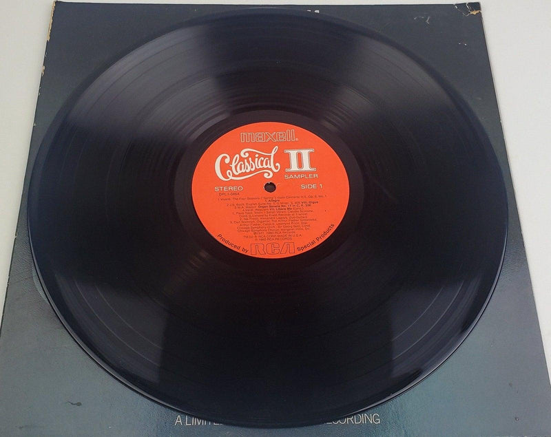 The Maxell Classical II Sampler 33 RPM LP Record RCA 1980 Limited Edition 6