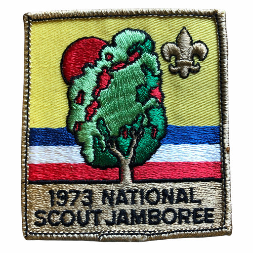 Boy Scouts of America 1973 National Scout Jamboree Pocket Patch BSA 2.5" Starch 2