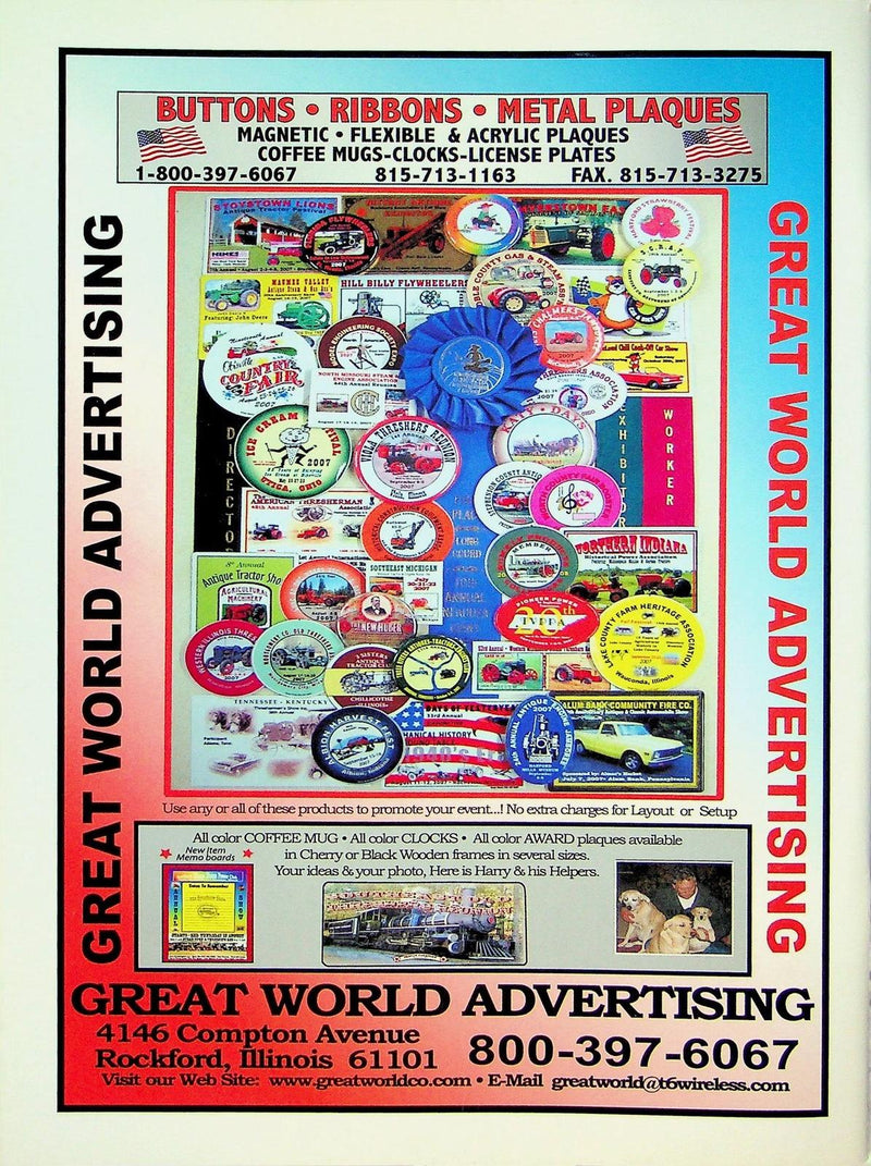 Farm Collector Magazine March 2008 Vol 10 # 7 Building Scale Models