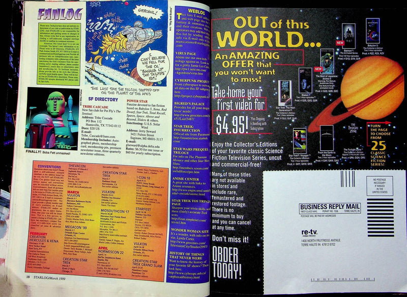 Starlog Magazine March 1999 No 260 Wing Commander Bruce Campbell King of Thieves 3