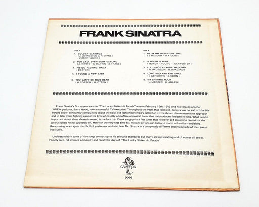 Frank Sinatra Frank Sinatra 33 RPM LP Record Cameron CLP-5003 2