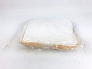 Ansell Chemical Resistant Bib Die Cut Apron 47"x33" White Vinyl 56-016 12pk 4