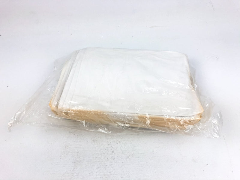 Ansell Chemical Resistant Bib Die Cut Apron 47"x33" White Vinyl 56-016 12pk 4