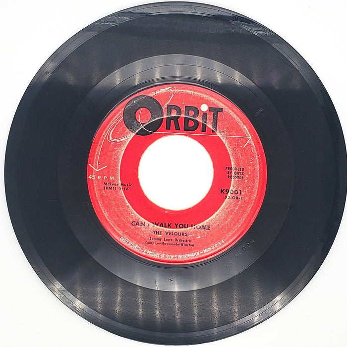 The Velours Remember Record 45 RPM Single K9001 Orbit 1958 1