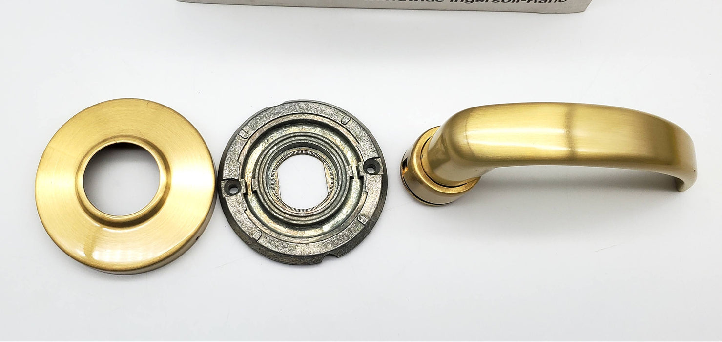 Schlage Decorative Door Lever Satin Brass 606 D170 SPA (Dummy Trim) NOS
