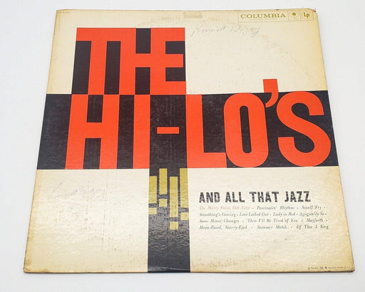 The Hi-Lo's And All That Jazz 33 RPM LP Record Columbia 1958 CL 1259 1