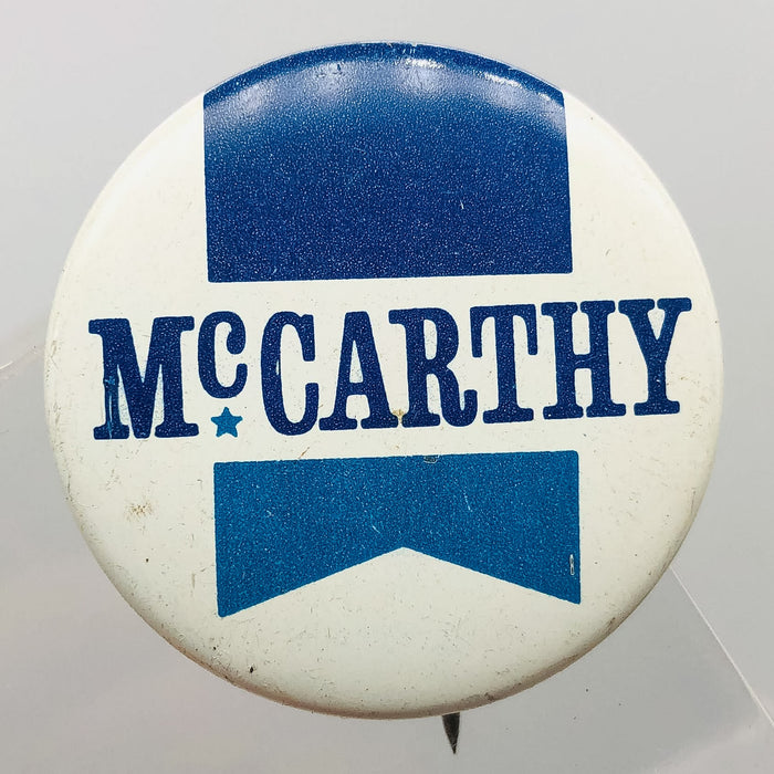 McCarthy Button Pin 1.25" Political Campaign US Senator Eugene Union Made 2