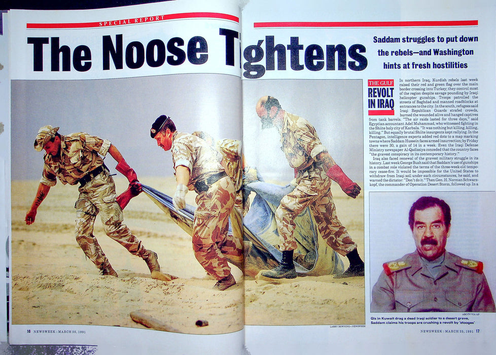 Newsweek Magazine May 25 1991 Saddam Hussein Gulf War Iraq Kurds Desert Storm