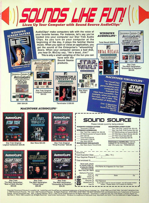 Starlog Platinum Edition Magazine 1994 # 2 Science Fiction Heroes & Heroines 3