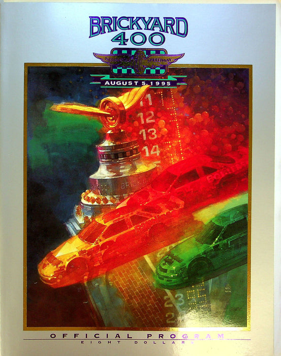 Brickyard 400 Official Program August 5 1995 Indianapolis Indy Car W Ticket Stub