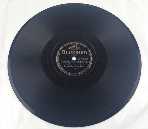 Tom Dickey Show Boys It Makes No Difference Now 78 RPM Record Bluebird 1938 2