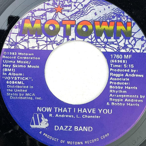 Dazz Band Let It All Blow / Now That I Have You 45 RPM 7" Single Motown 1984 1