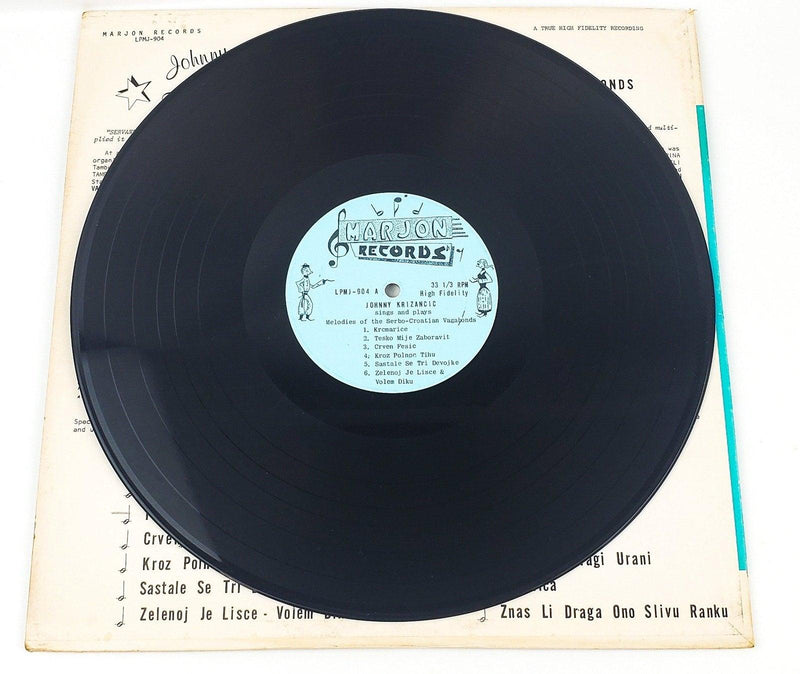 Johnny Krizancic Sings Melodies Of Serbo-Croation Vagabonds Record 33 RPM LP 3