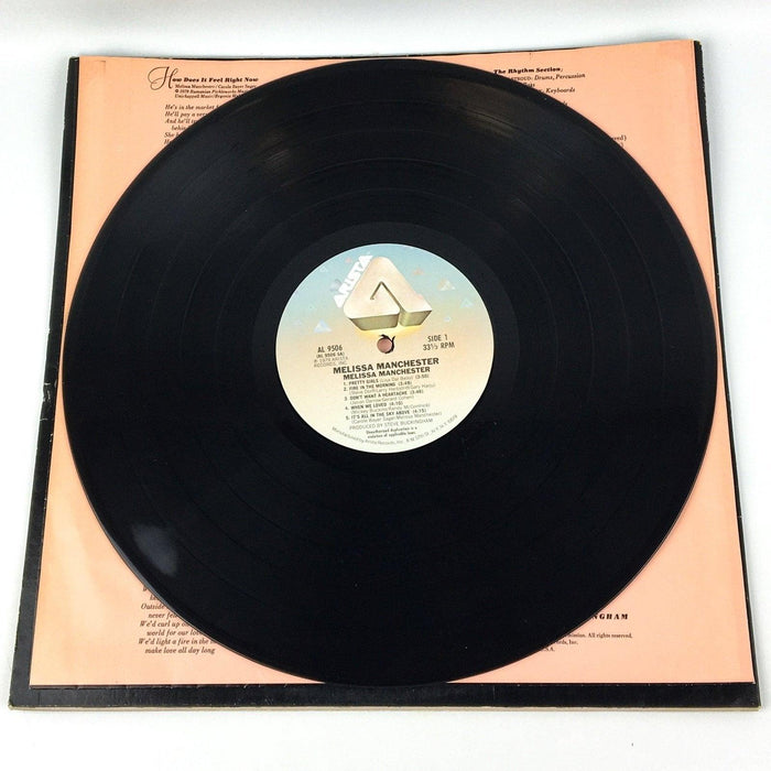 Melissa Manchester Melissa Manchester Record 33 RPM LP AL 9506 Arista 1979 4