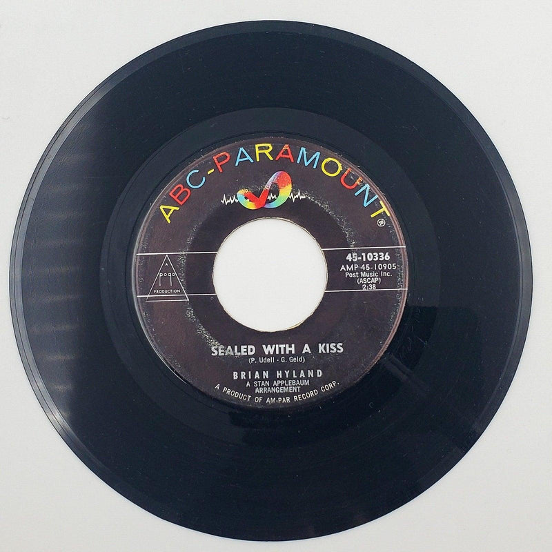 Brian Hyland Sealed With A Kiss 45 RPM Single Record ABC-Paramount 1962 2