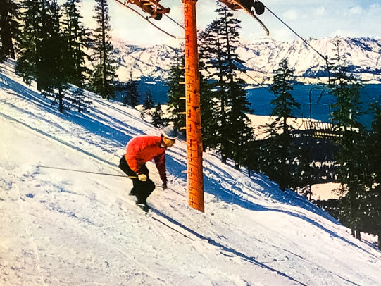 Vintage Lake Tahoe Postcards Feed the Trout Beaches Skiing Meek's Bay (Lot of 7)