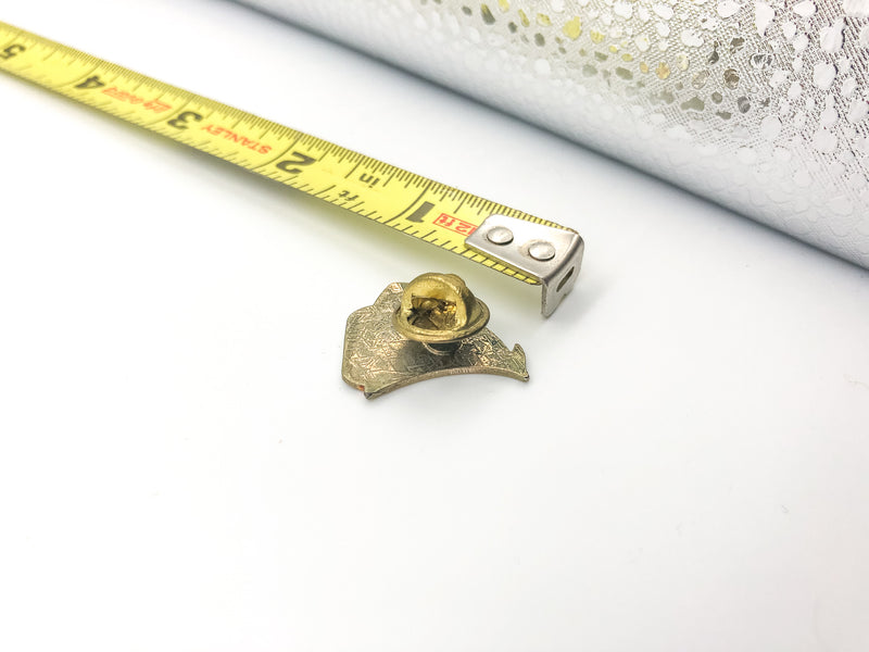 Womens Bowling Association Lapel Pin Pinback Monroe MWBA Rainbow Sailboat Enamel