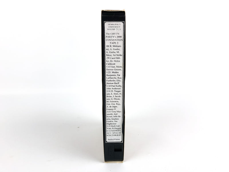 Democracy University Vol. 23 Green Party 2000 Convention Tape 2 Ralph Nader
