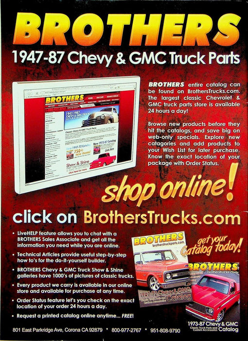 Classic Trucks Magazine January 2012 Vol 21 # 1 Red Hot & Road Ready!