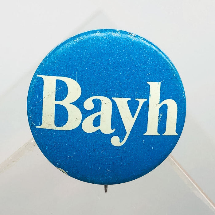 Birch Bayh Political Button Pin .75" Presidential Campaign Indiana Blue Union 1