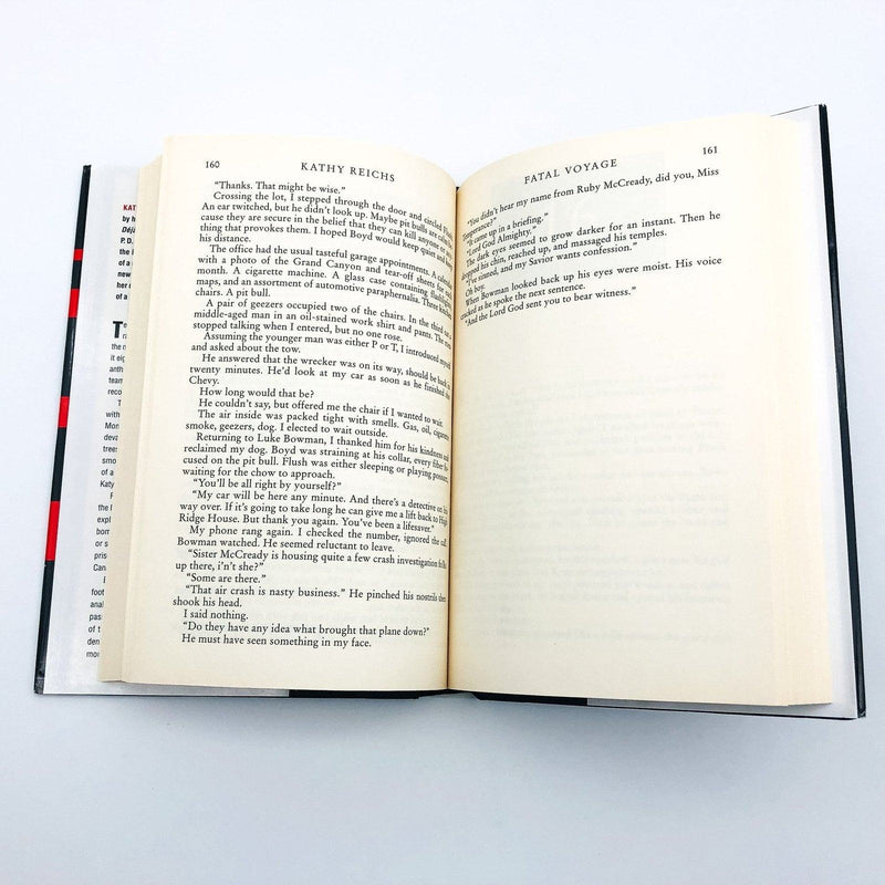 Fatal Voyage Hardcover Kathy Reichs 2001 Forensic Anthropologist Murder Mystery 9