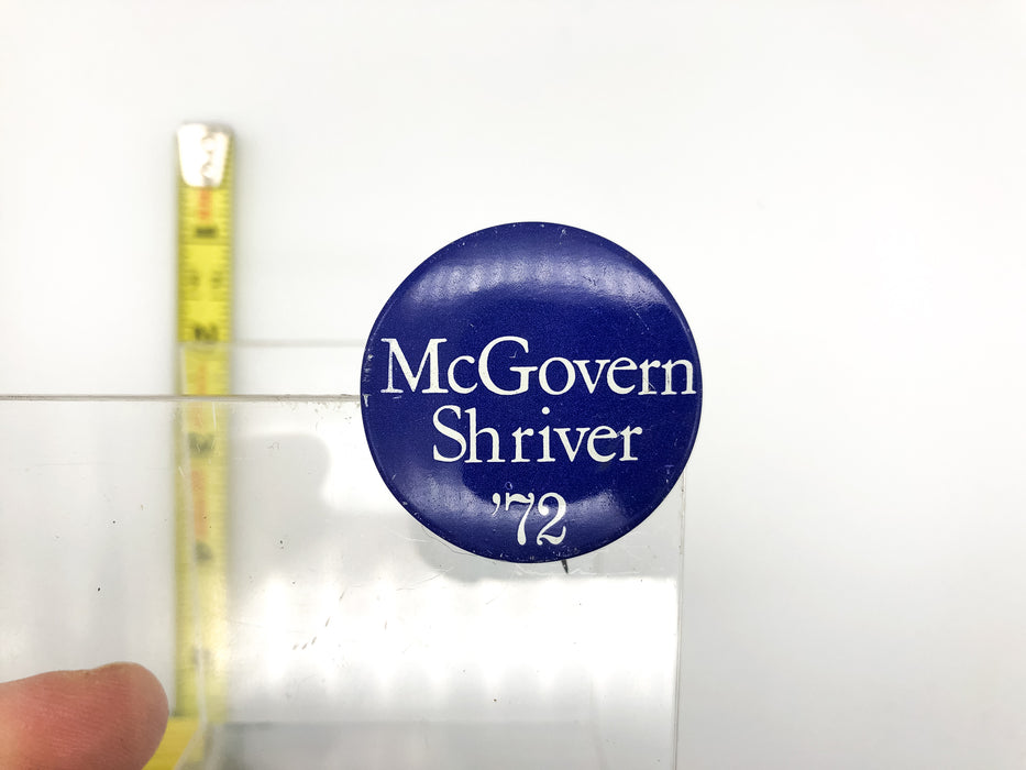 Vintage McGovern Shriver Pinback Button 1972 Political Presidential Campaign 1