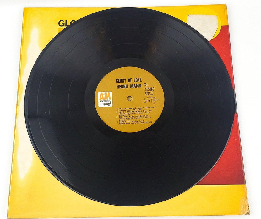 Herbie Mann Glory Of Love Record 33 RPM LP SP-3003 A&M 1967 5