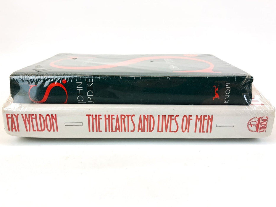 Lot of 2 S. by John Updike, The Hearts & Lives of Men by Fay Weldon | NEW SEALED 4