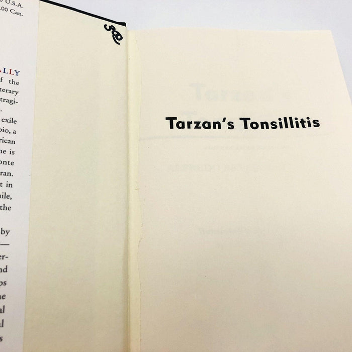 Tarzan's Tonsillitis Hardcover Alfredo Bryce Echenique 2001 1st American Edition 8