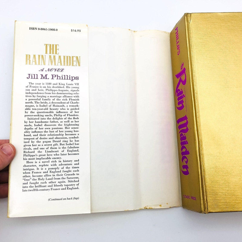 The Rain Maiden Hardcover Jill M Phillips 1987 12th Century France First Queen 6