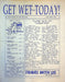 Get Wet Today Inc Newsletter Mar-June '91 & Oct/Nov '92 3