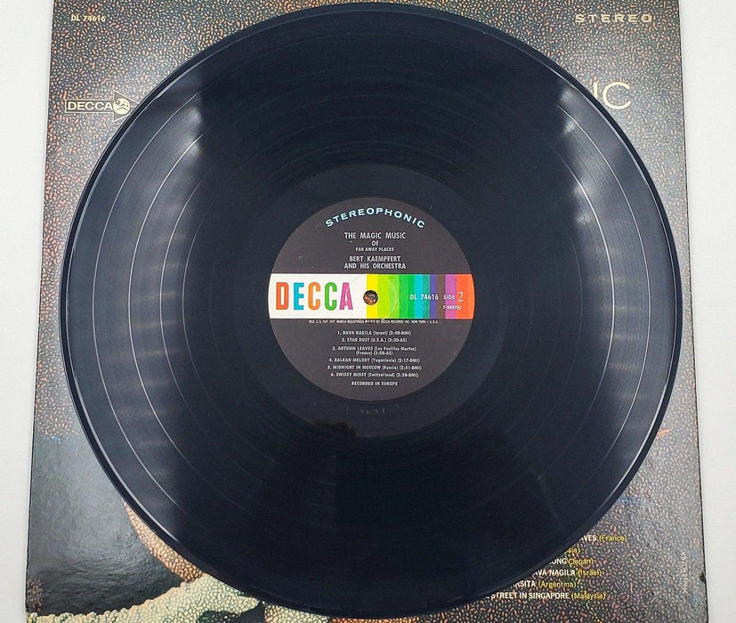 Bert Kaempfert The Magic Music Of Far Away Places 33 RPM LP Record Decca 1965 6