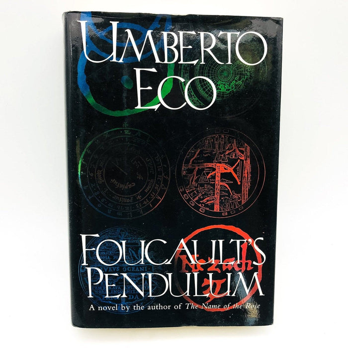 Foucault's Pendulum Hardcover Umberto Eco 1988 Knights Templar First Trade Ed 1