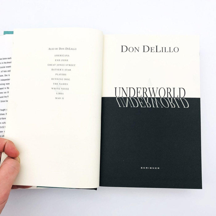 Underworld Hardcover Don Delillo 1997 Vietnam War Cold War Romance 7