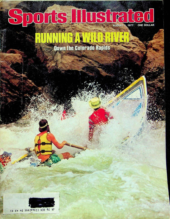 Sports Illustrated Magazine Aug 1 1977 White River Rafting Colorado