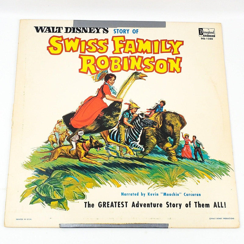 Kevin Corcoran Swiss Family Robinson Record 33 RPM LP DQ-1280 Disneyland 1963 1