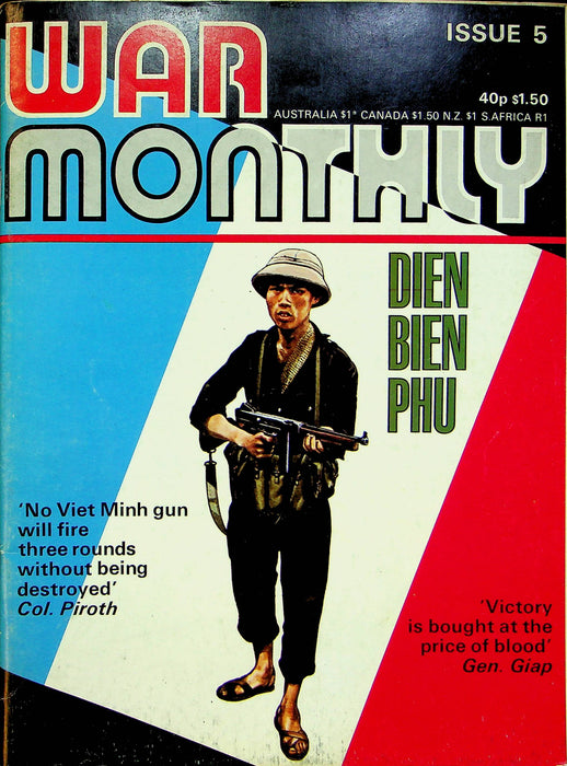 War Monthly Magazine Aug 1974 #5 Birth Flat Top Tank vs Missile Dien Bien Phu 1