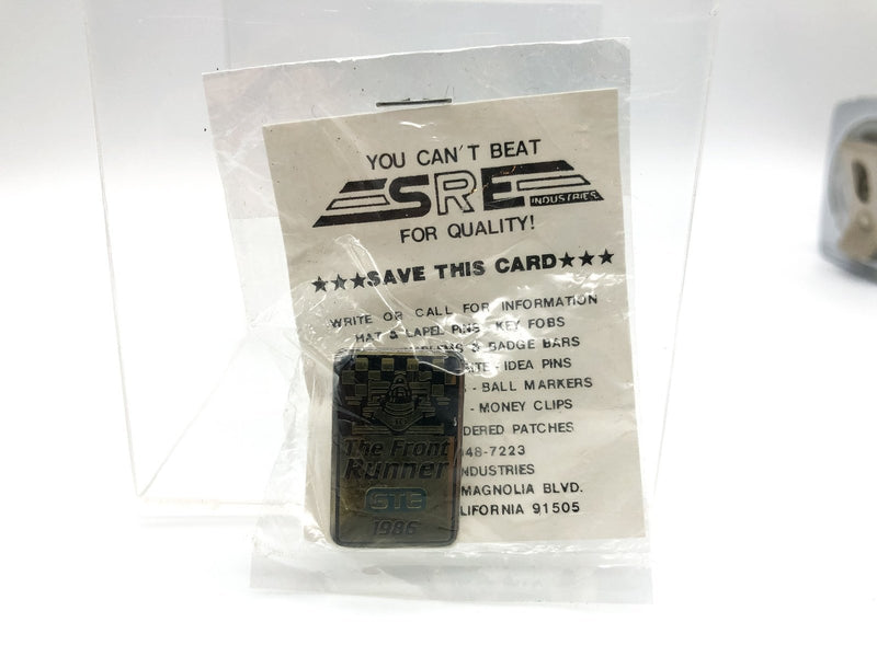 Indy 500 Lapel Pin GTE The Front Runner Sponsors Collector 1986 Enamel Epoxy NEW 3