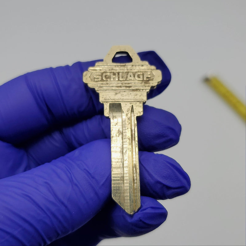 10x Schlage Key Blanks 35-101 G Key Way 6 Pin Nickel Silver NOS