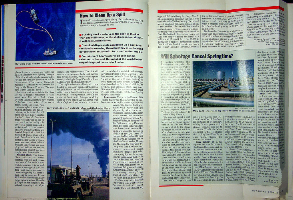 Newsweek Magazine February 4 1991 Desert Storm Gulf War Iraqi Scud Attacks