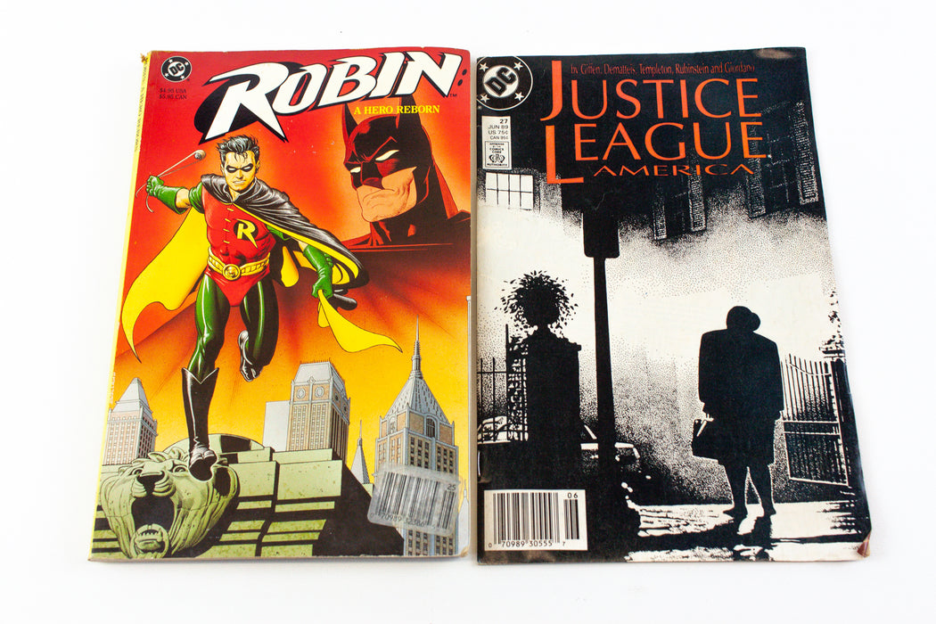 DC Comics: Robin, Catwoman Superman & Justice League America - Lot Of 4 Comics