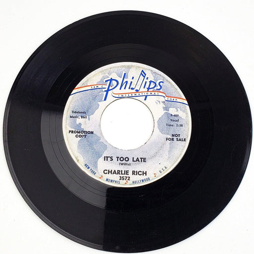 Charlie Rich Just A Little Bit Sweet 45 RPM Single Record Philadelphia 1961 1