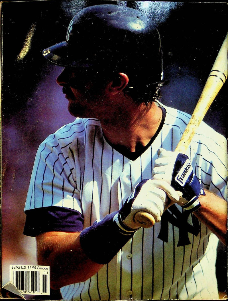 Beckett Baseball Magazine November 1993 # 104 Fred McGriff Braves Don Mattingly 3