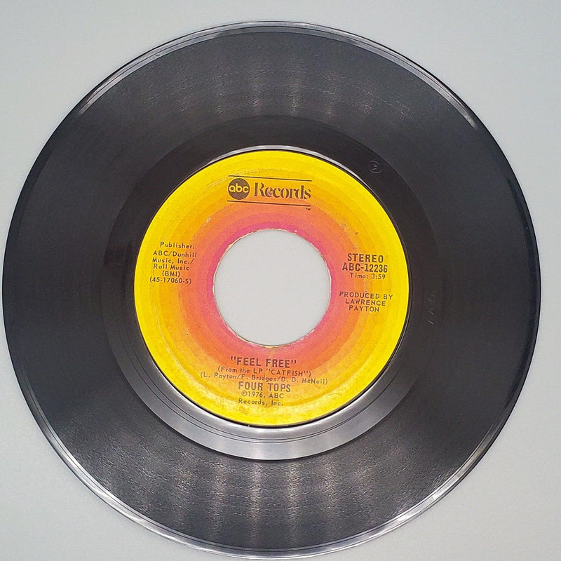 Four Tops Feel Free Record 45 RPM Single ABC-12236 ABC Records 1976 2