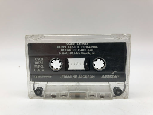 Don't Take It Personal Jermaine Jackson Cassette Single Arista 1989 NO CASE 2