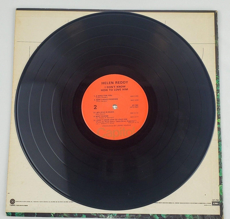 Helen Reddy I Don't Know How To Love Him Record 33 RPM LP Capitol Records 1971 4