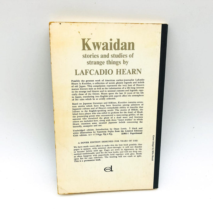 Kwaidan Stories And Studies Of Strange Things Lafcadio Hearn 1968 Unabridged 2