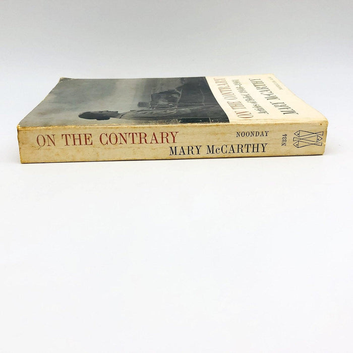 On The Contrary Paperback Mary McCarthy 1963 Author Intellectual Social Beliefs 3