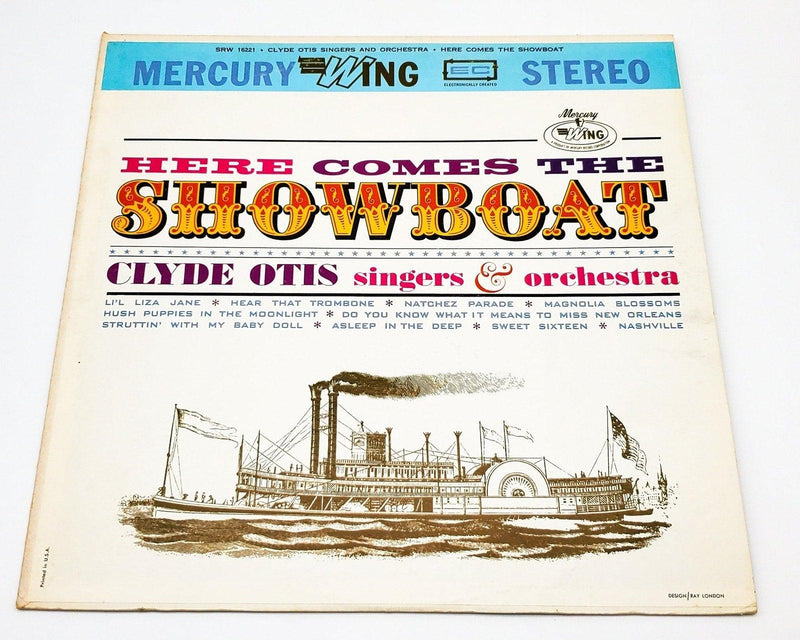 Clyde Otis Singers Here Comes The Showboat 33 RPM LP Record Mercury 1