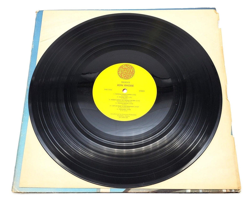 Ron Rhode Organ Stop Pizza Presents Ron Rhode 33 RPM LP Record 1977 OSP 102 7